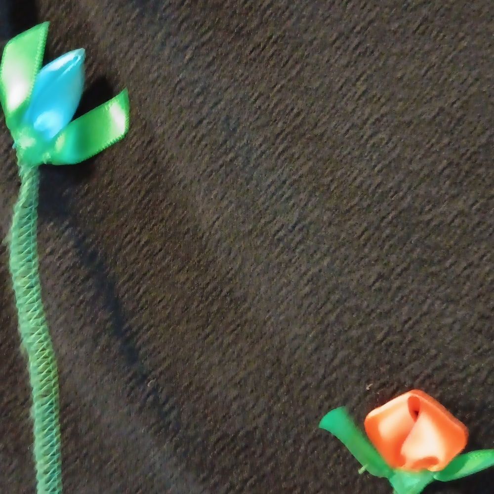 Joseph Ribkoff Knit Dress With Ribbon Flower Embellishments - Picture 11 of 13